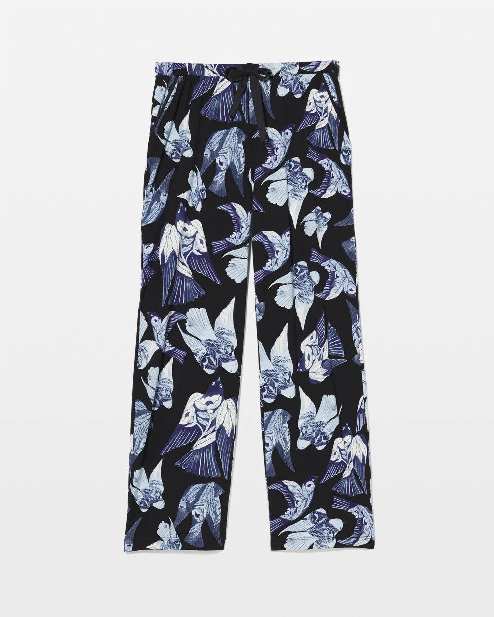 Satin Trim Pajama Pant
