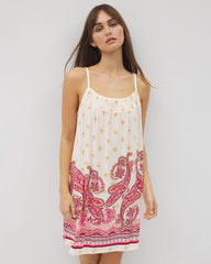 Smocked Neck Chemise