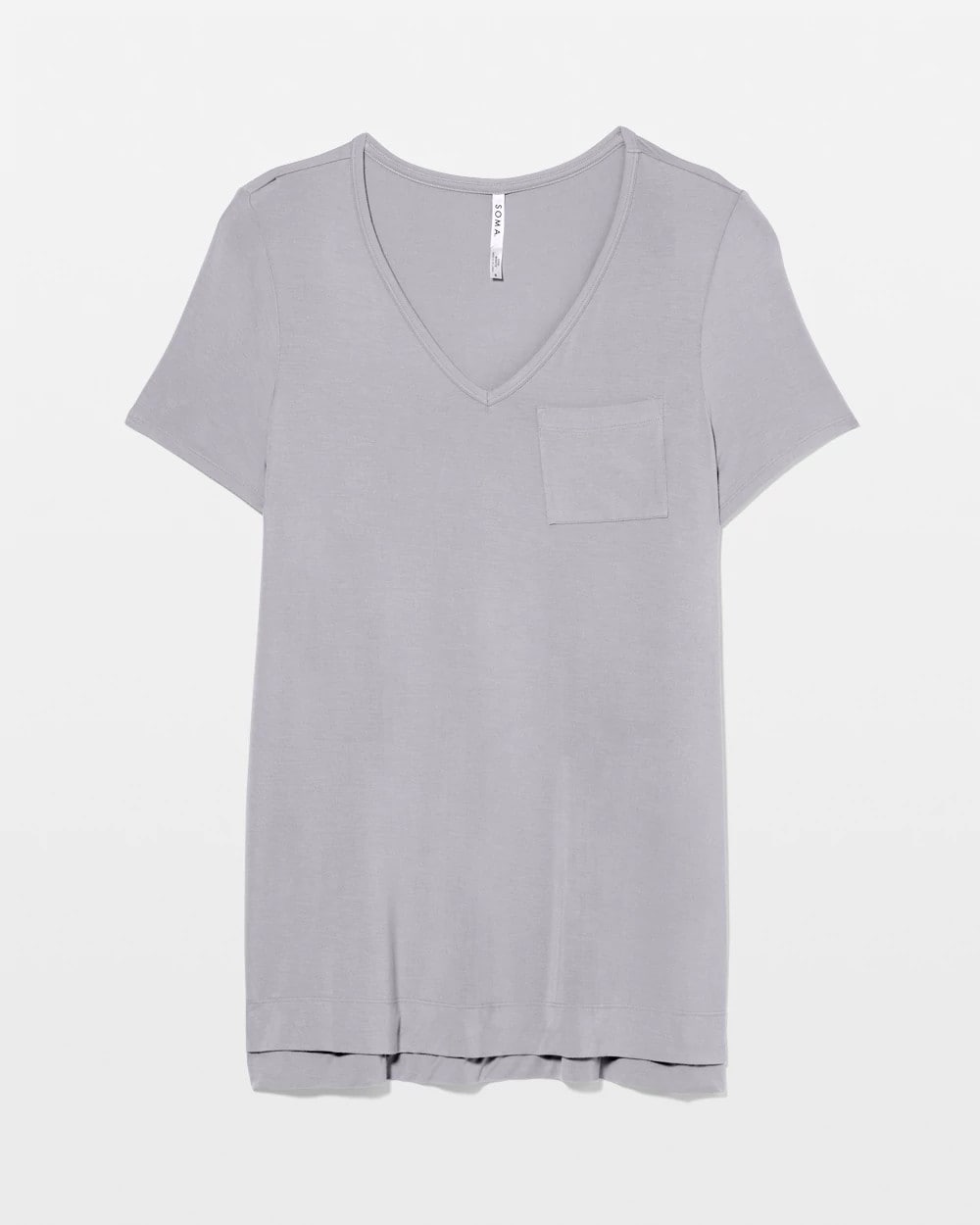 Short Sleeve Pajama Tunic Tee