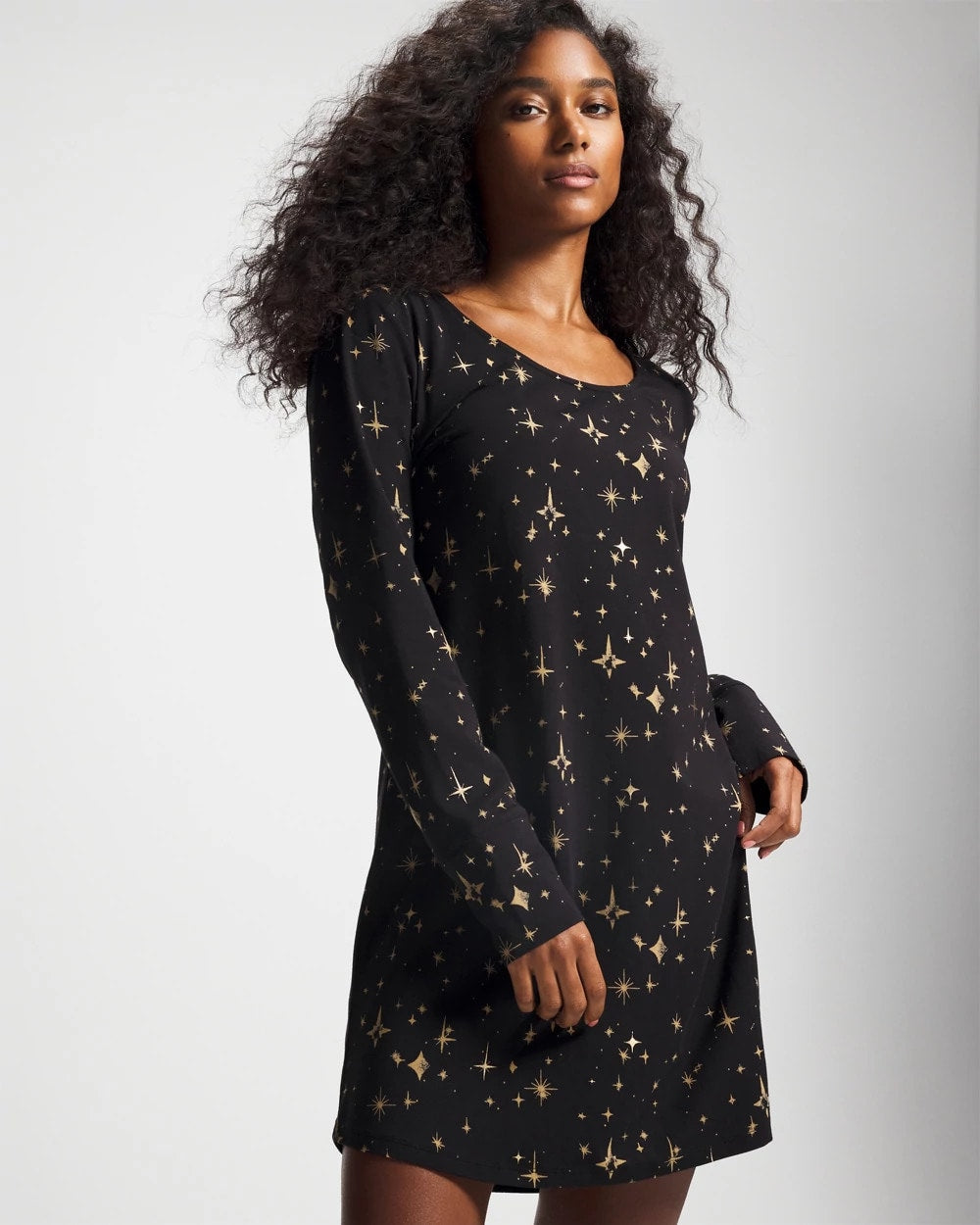 Long-Sleeve Sleepshirt
