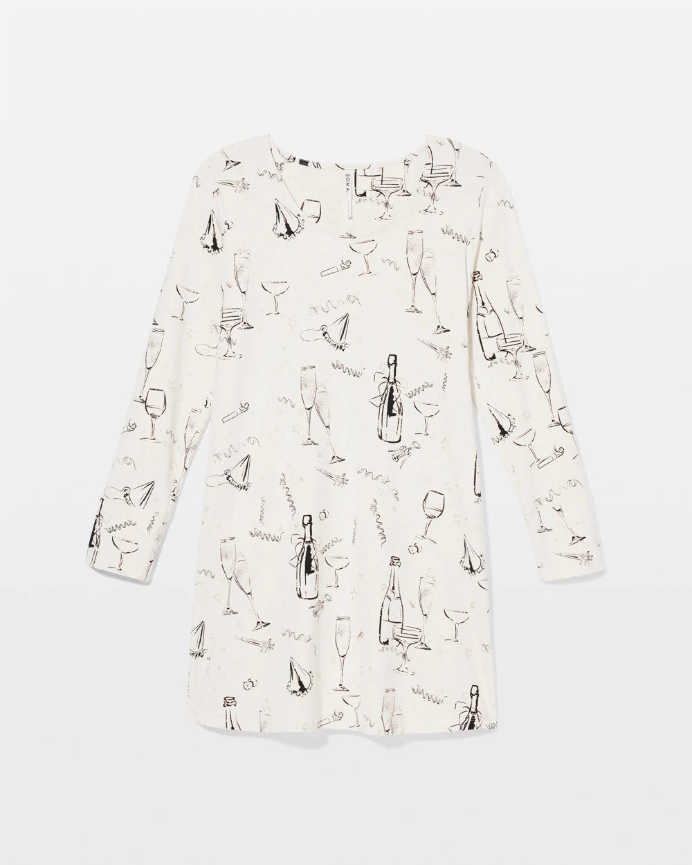 Long-Sleeve Sleepshirt
