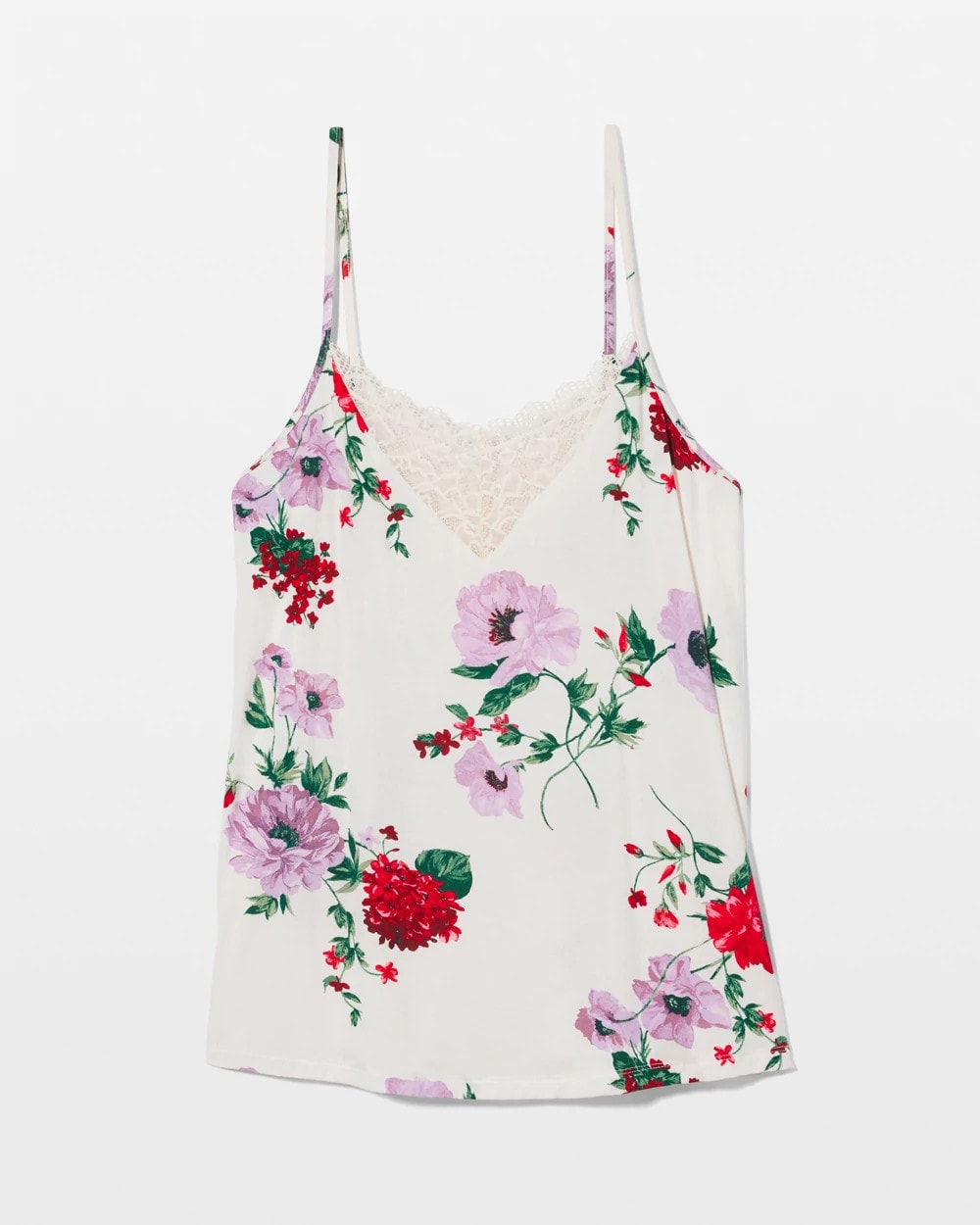Lace Trim Pajama Cami