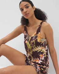 Shirred Strap Pajama Tank