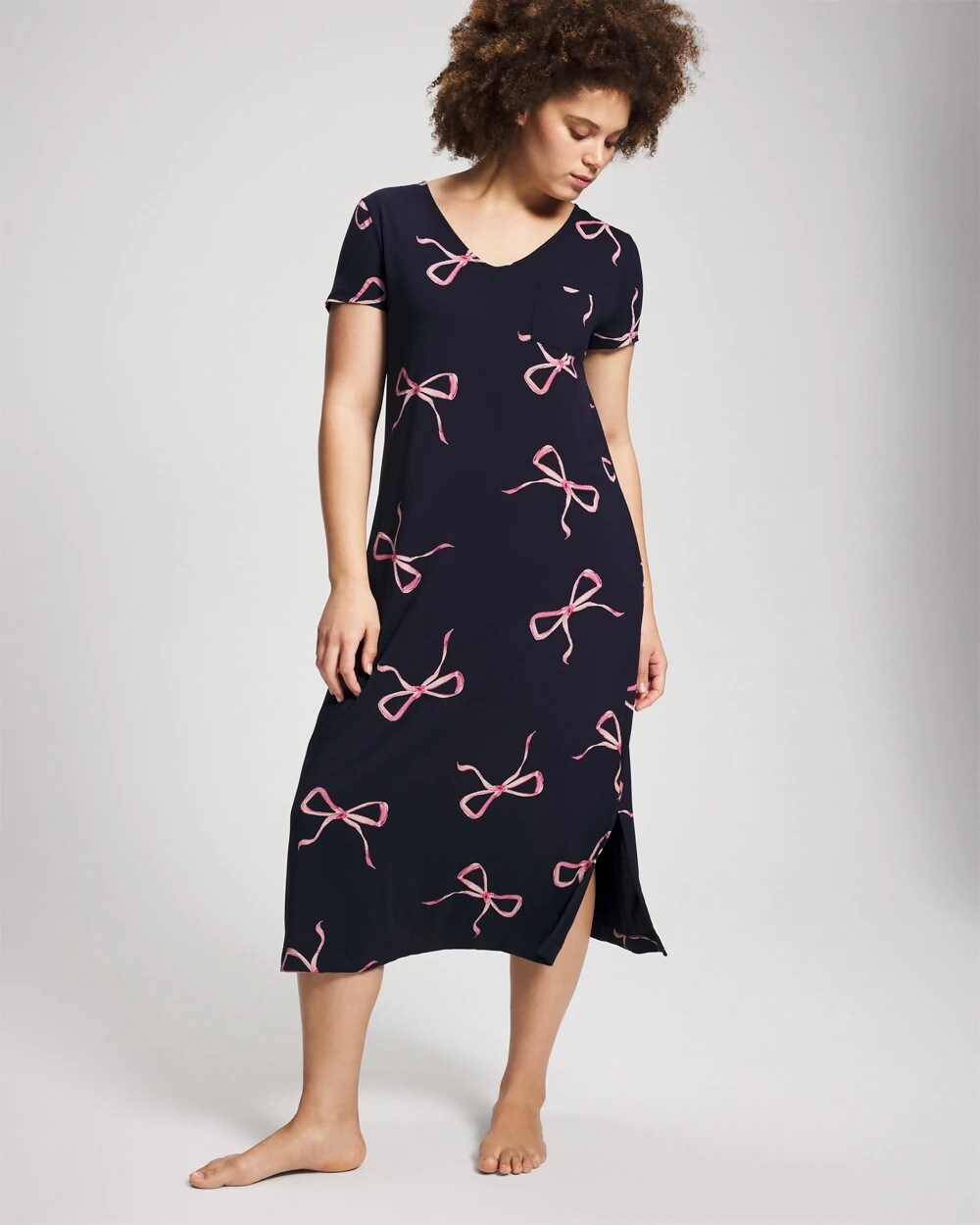 Short Sleeve Long Sleepshirt