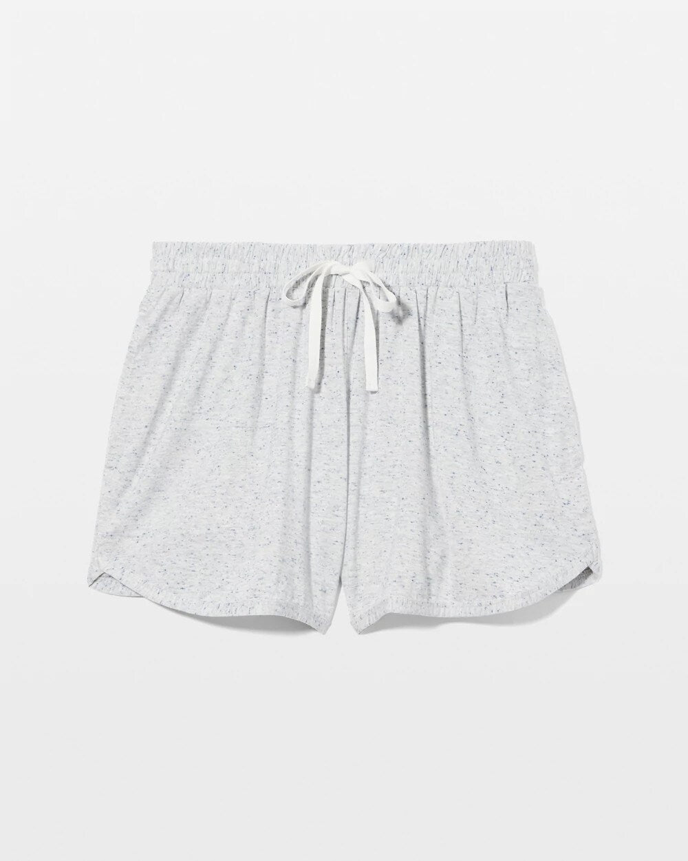 Slub Curved Hem Pajama Short