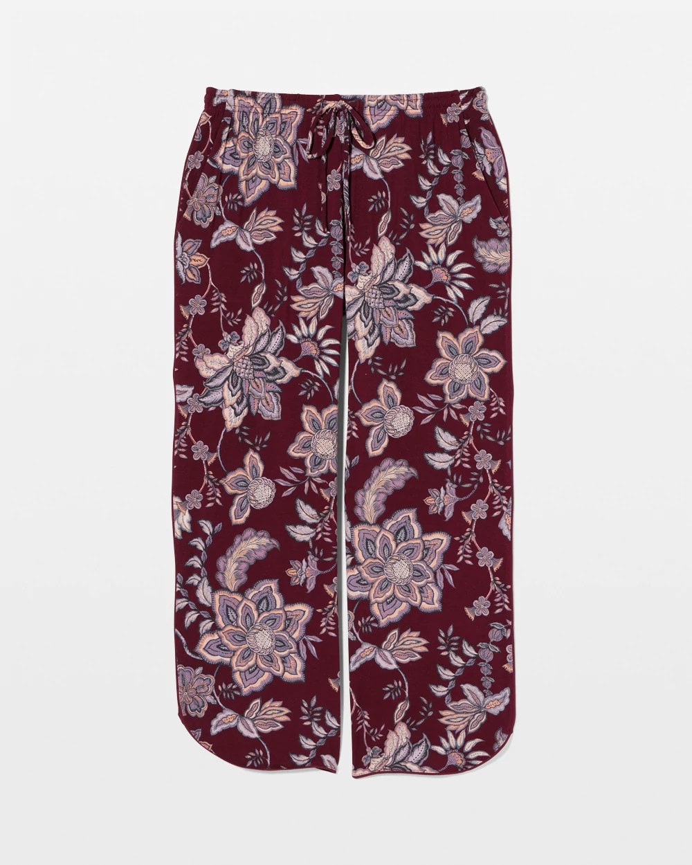 Piped Crop Pajama Pants