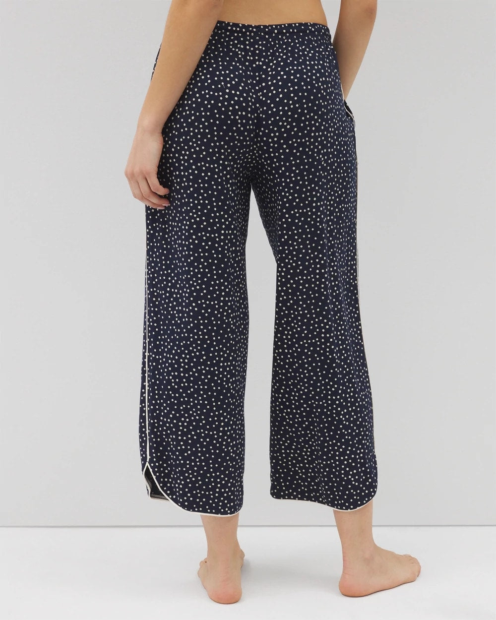 Piped Crop Pajama Pants