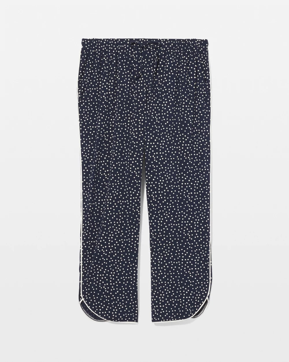 Piped Crop Pajama Pants