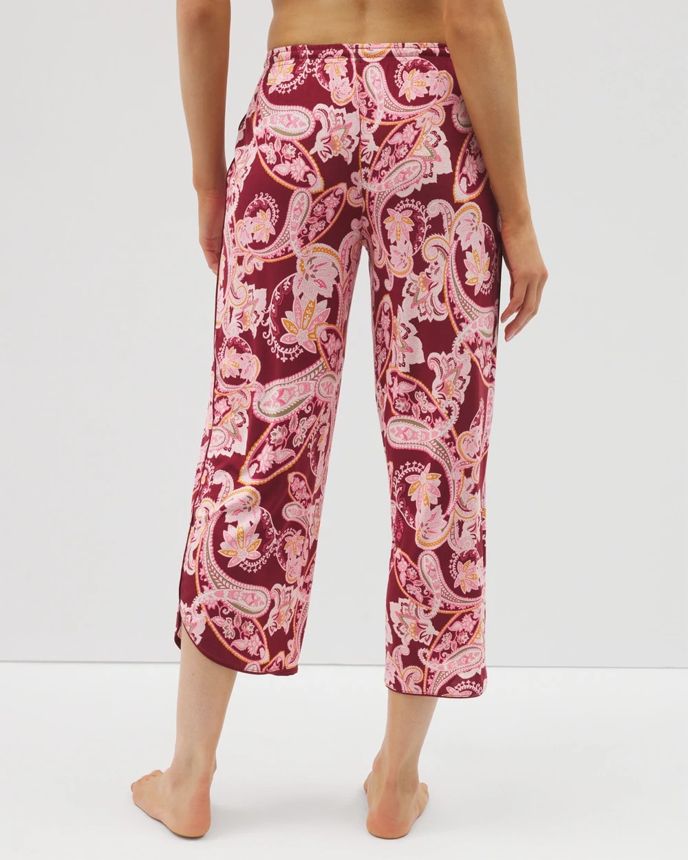 Piped Crop Pajama Pants