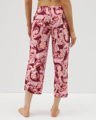 Piped Crop Pajama Pants