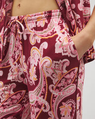 Piped Crop Pajama Pants