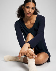 Long-Sleeve Sleepshirt