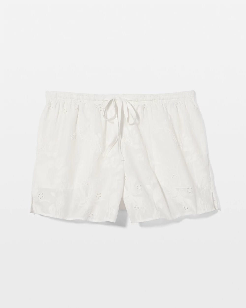 Cotton Eyelet Pajama Short
