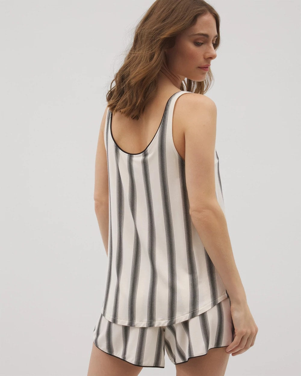 Pajama Tank With Piping