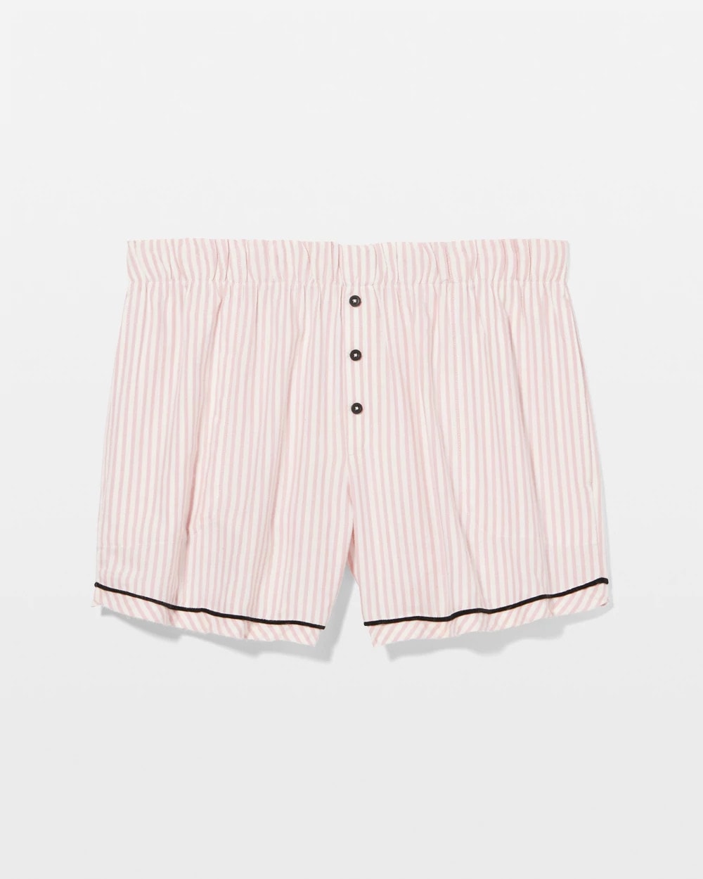 Velvet Piped Boxer Pajama Short