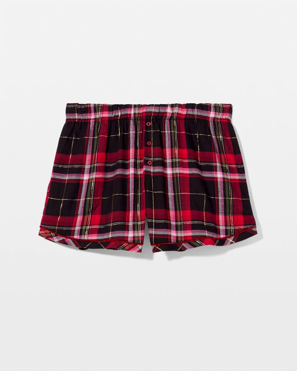 Velvet Piped Boxer Pajama Short