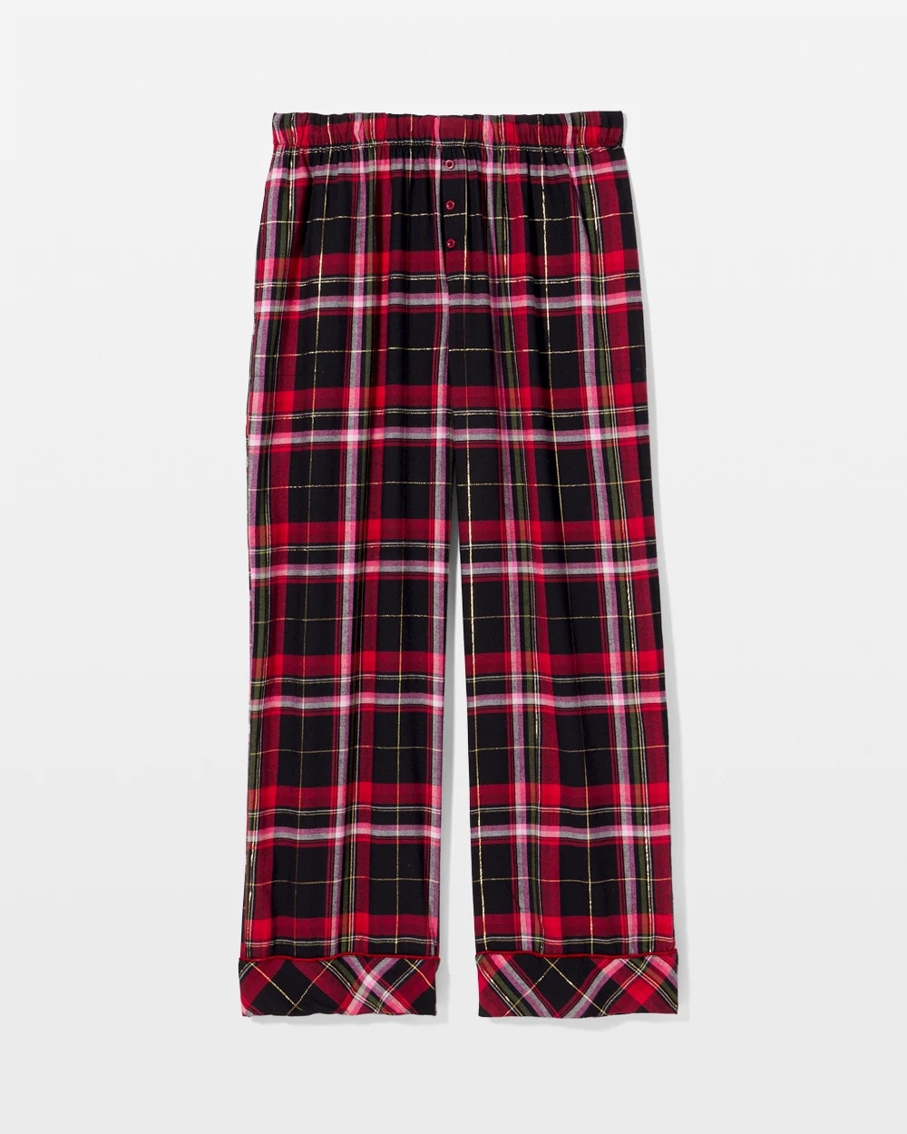 Velvet Piped Relaxed Pajama Pant