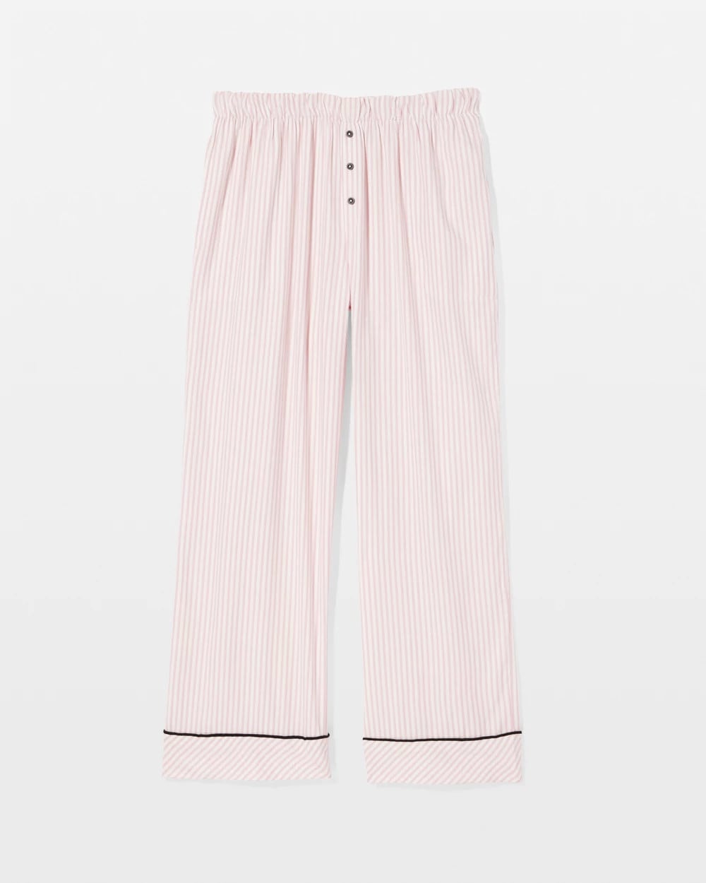 Velvet Piped Relaxed Pajama Pant