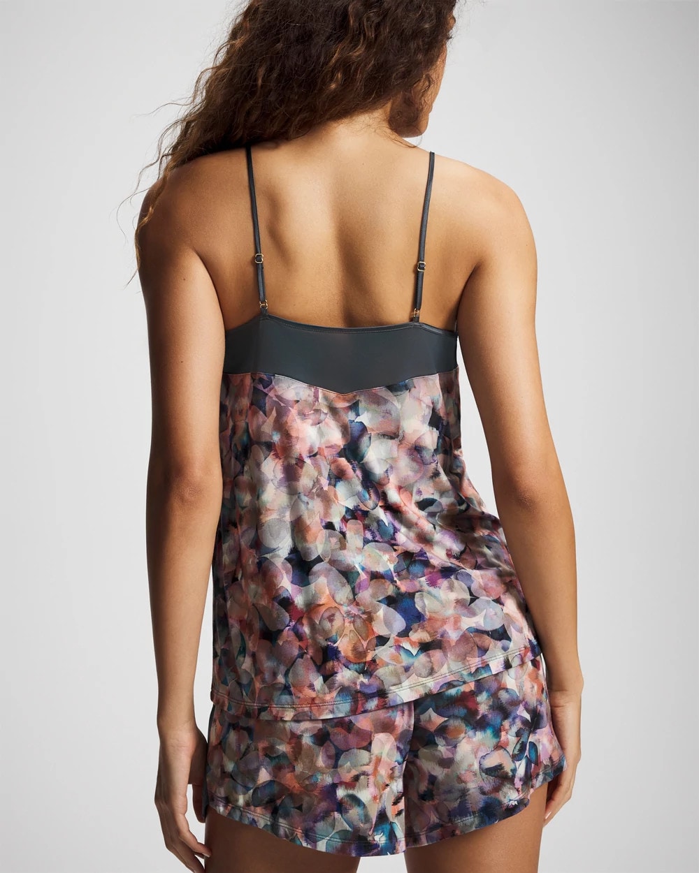 Mesh Trim Pajama Cami