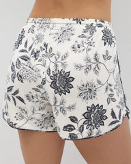 Printed Pajama Shorts
