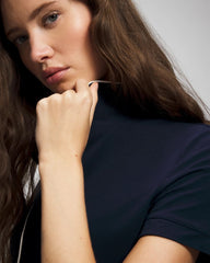 Solid Short Sleeve Notch Collar Pajama Top