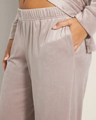 bed Wide-Leg Pajama Pants