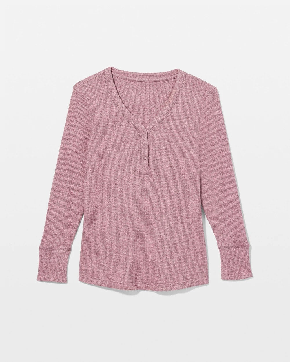 Long-Sleeve Pajama Henley