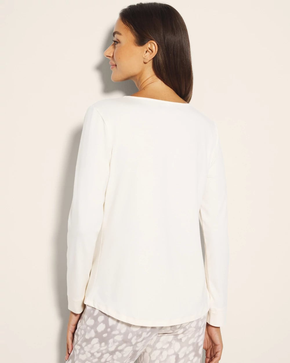 Long-Sleeve Pajama Top