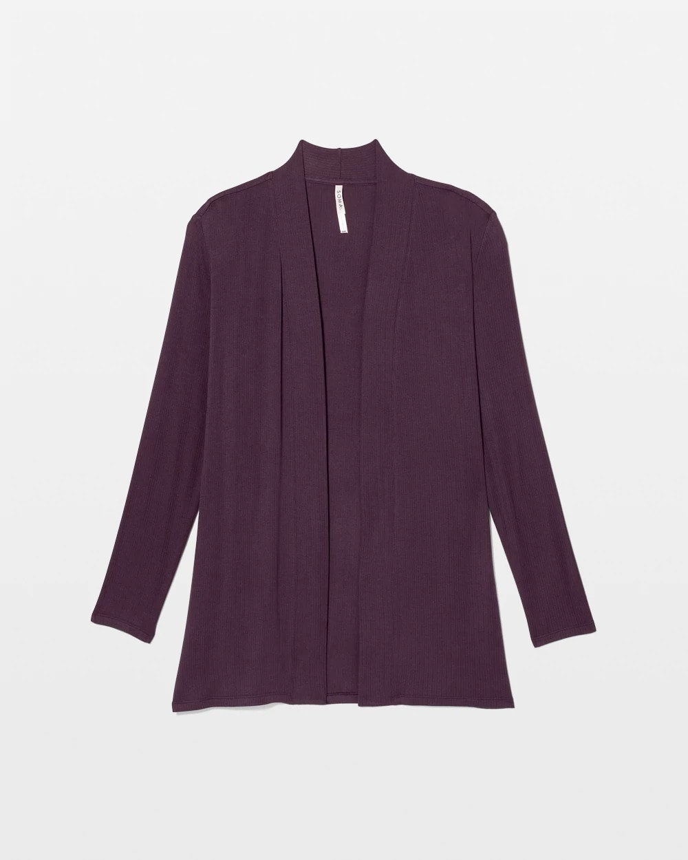 Lightweight Rib Knit Long Sleeve Wrap