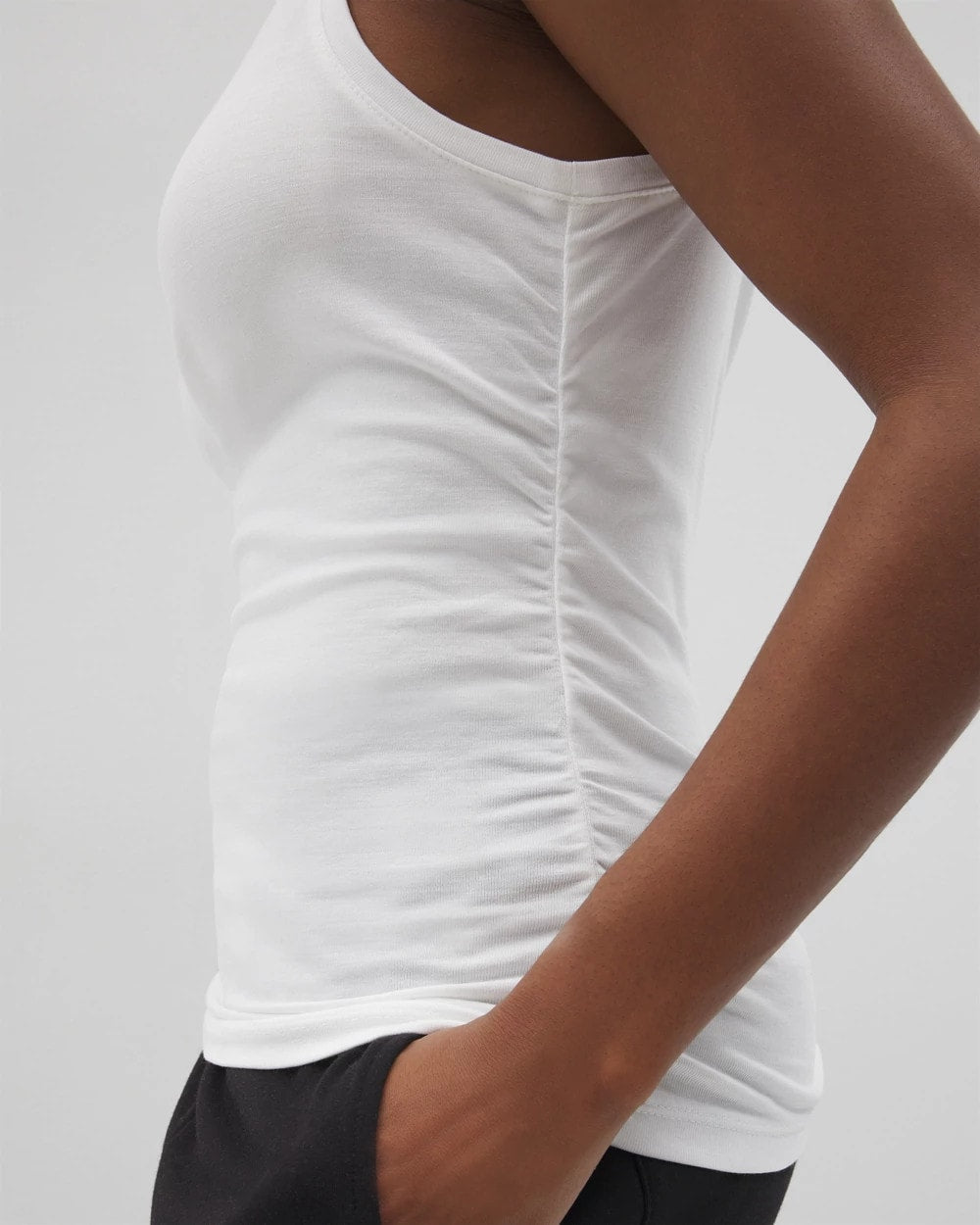 Ruched Pajama Tank