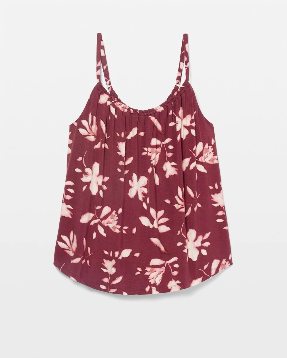 Shirred Neck Pajama Cami