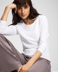 Ruched Long Sleeve Pajama Tee