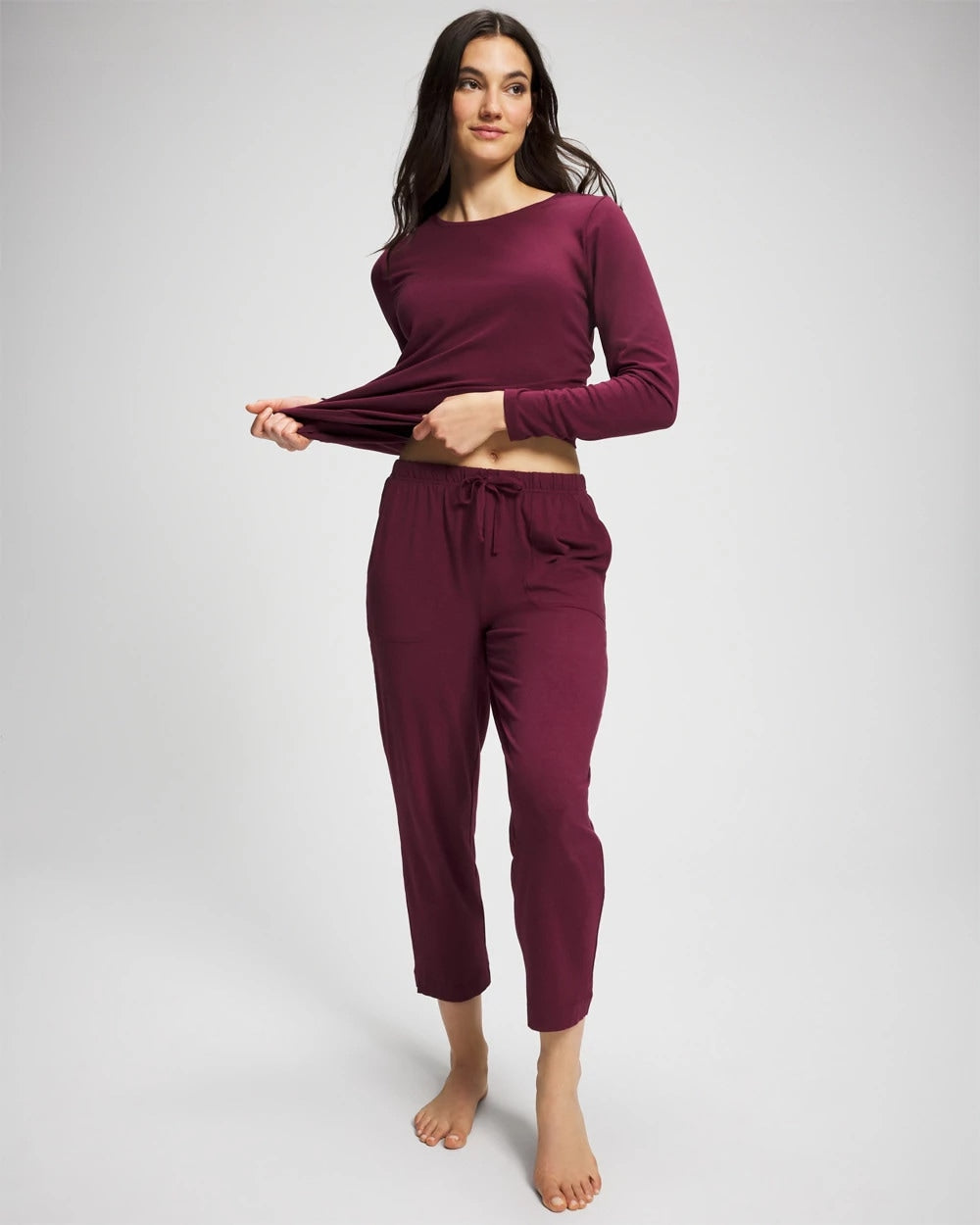 Crop Pajama Pants