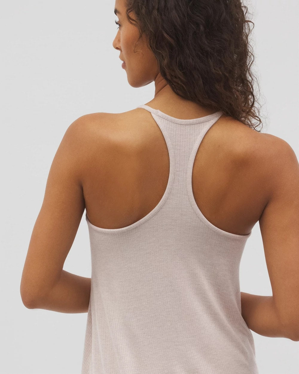 Lightweight Rib Knit Pajama Cami