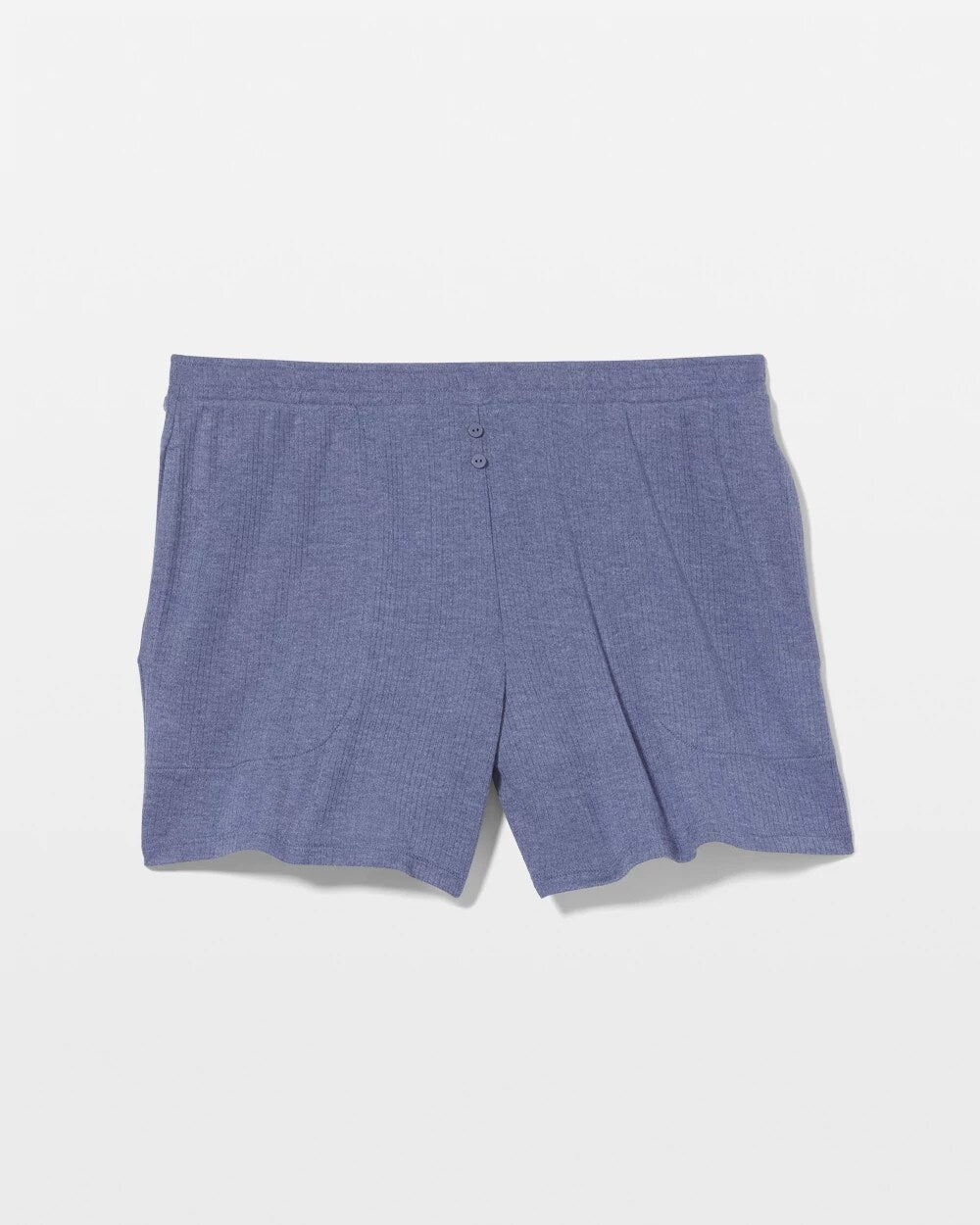 Lightweight Rib Knit Pajama Shorts