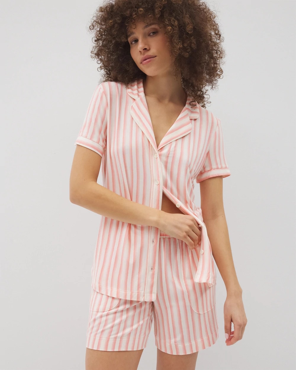 Long Pajama Shorts