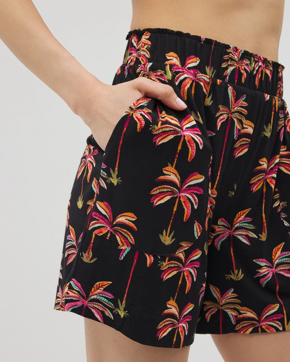 Long Pajama Shorts