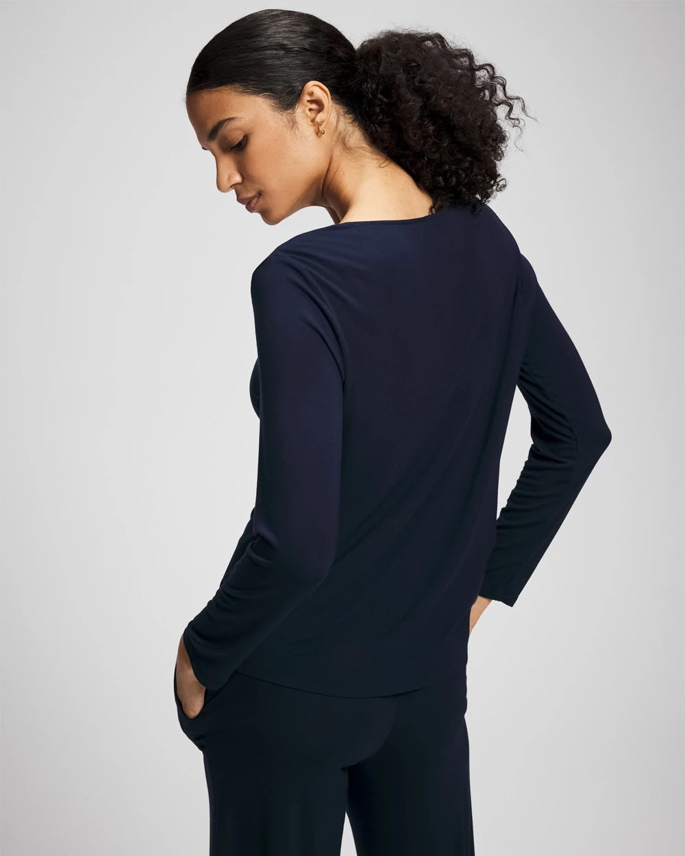 Long-Sleeve Pajama Top