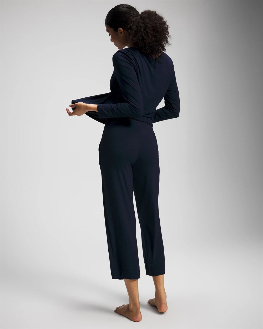 Cropped Pajama Pants