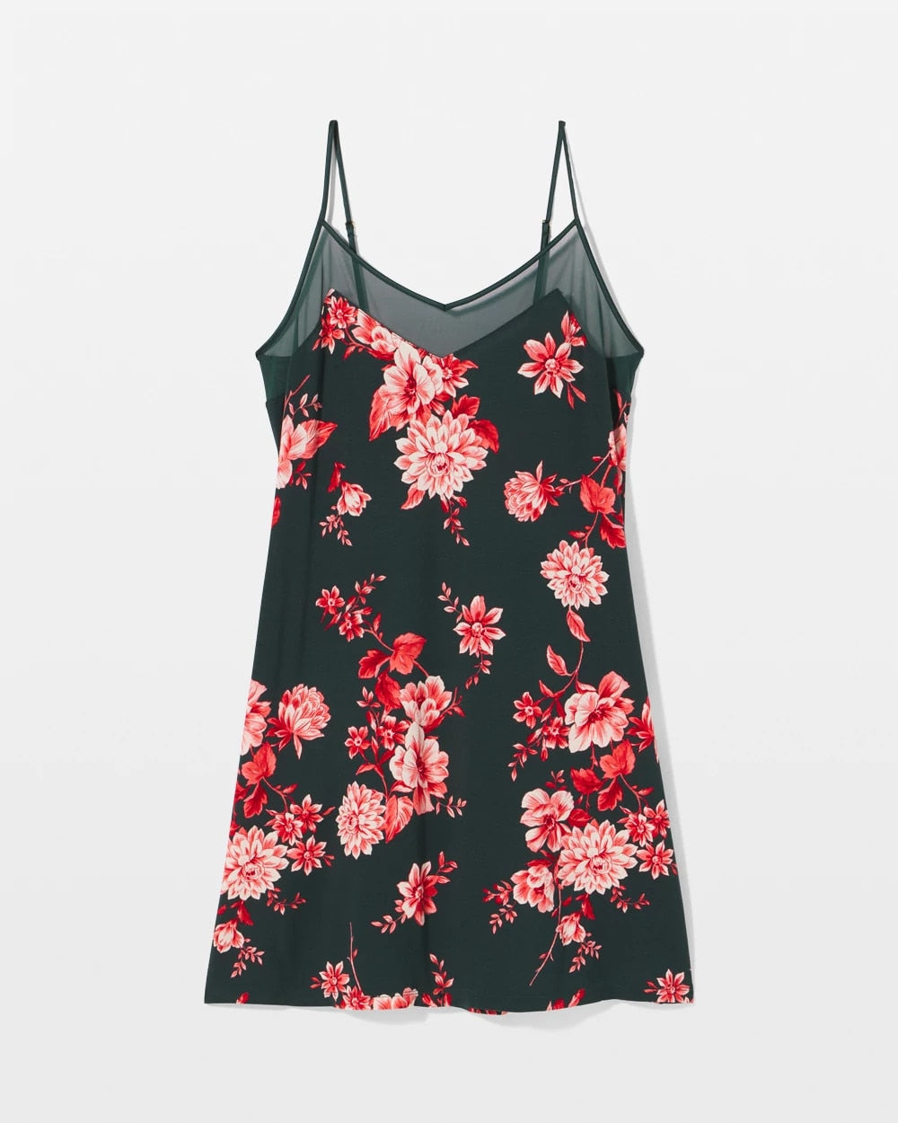 Mesh Trim Chemise
