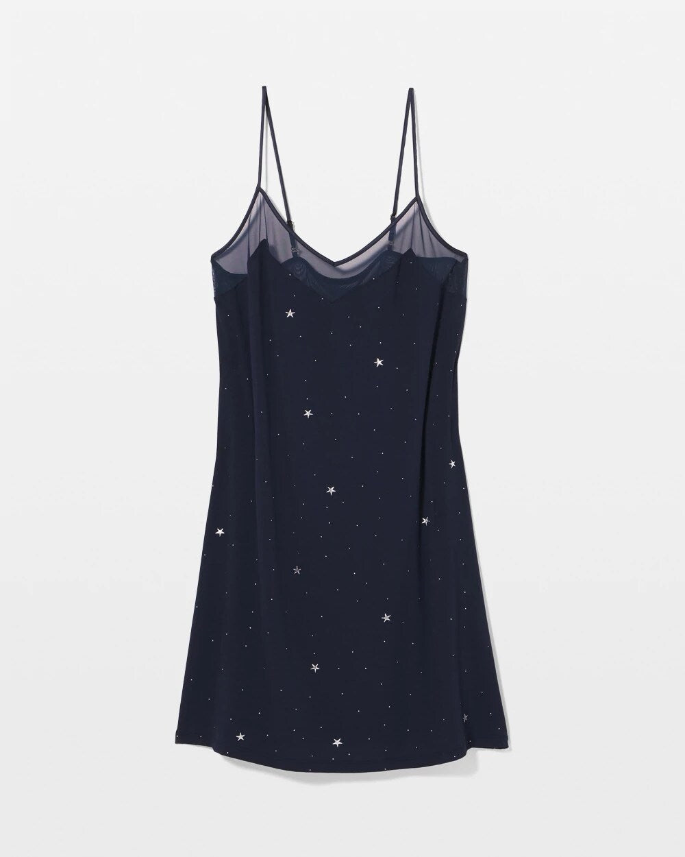 Mesh Trim Chemise