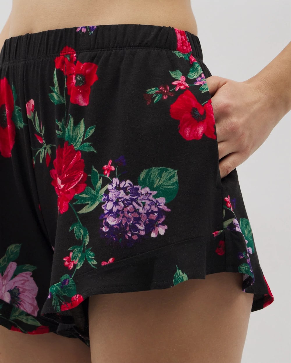 Ruffle Pajama Shorts