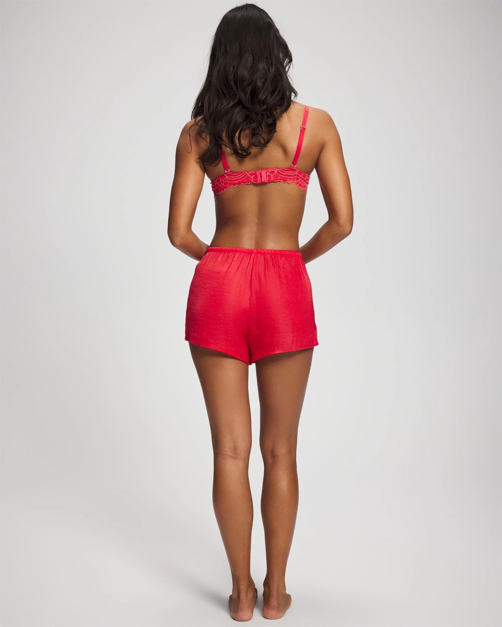 Lace Trim Pajama Short