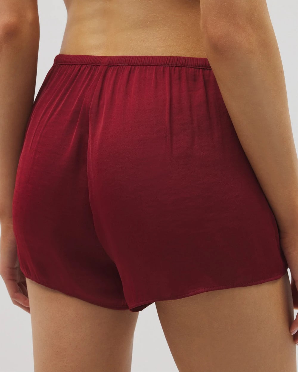 Lace Trim Pajama Short