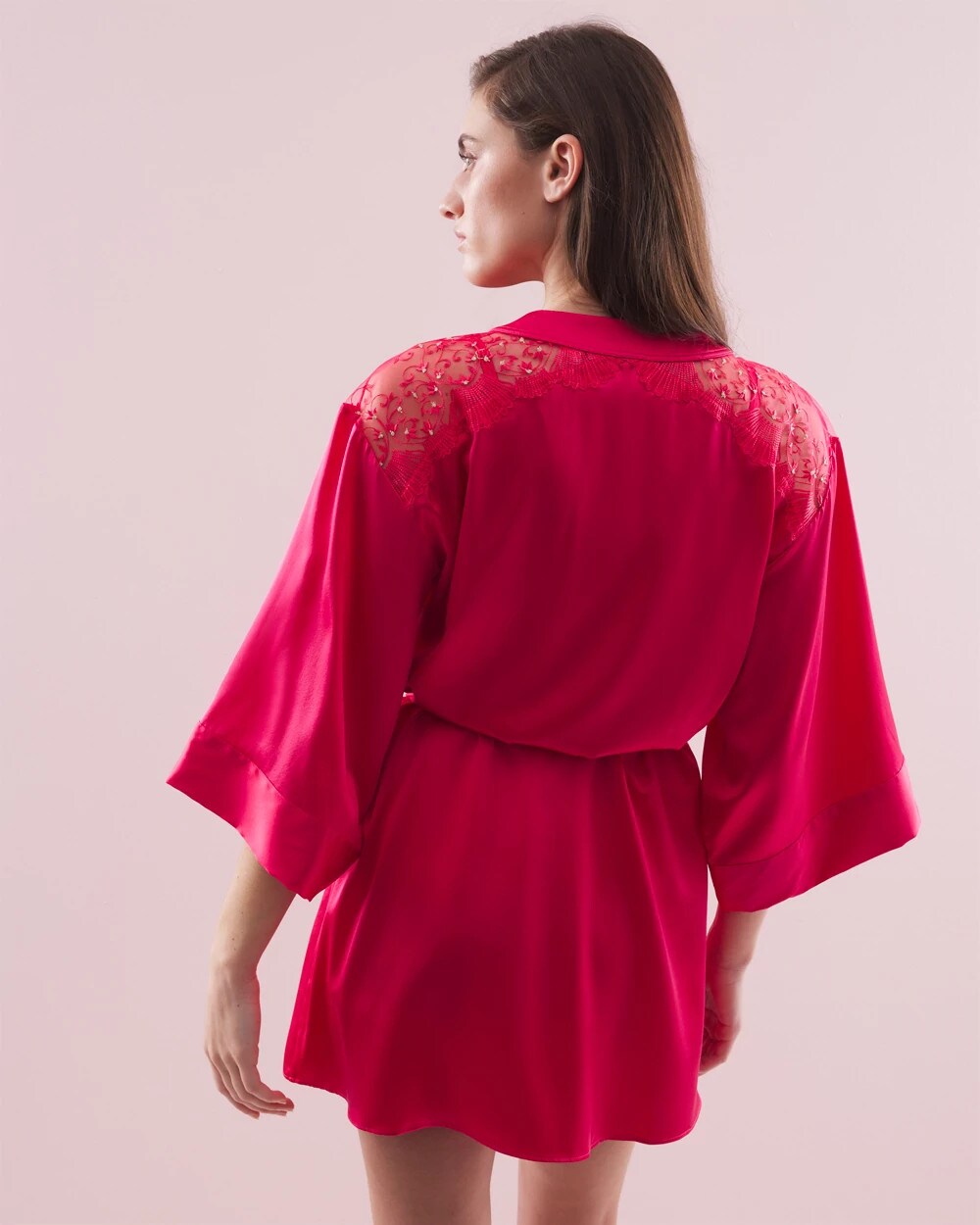 Silk Short Robe