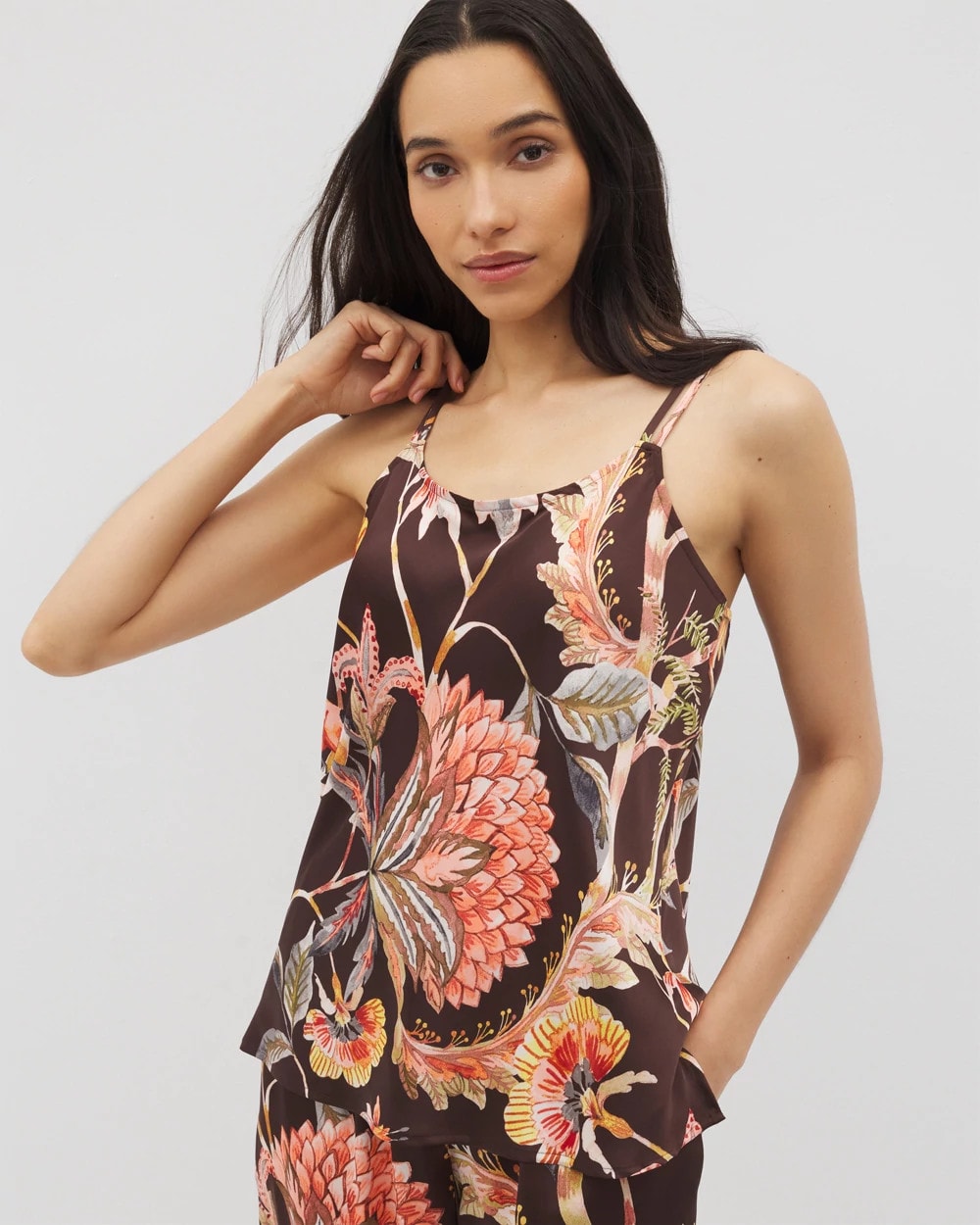 Double Strap Pajama Cami
