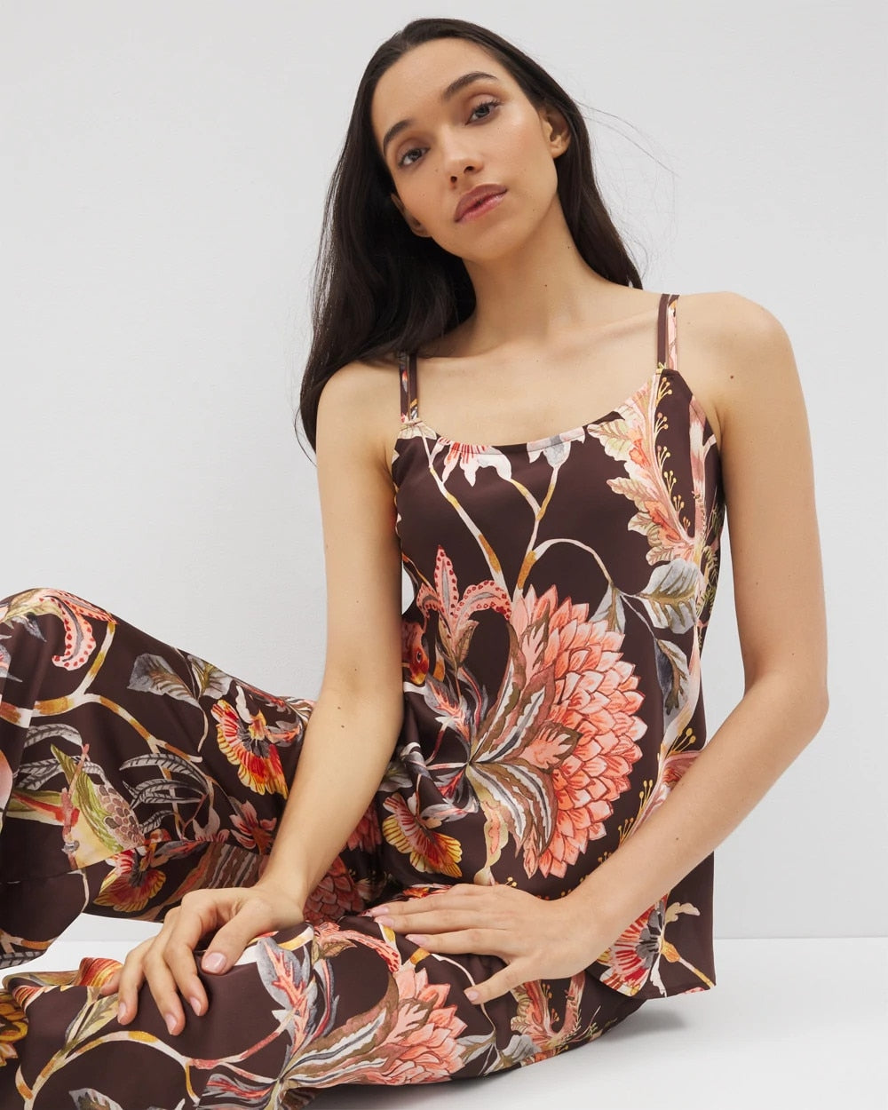Double Strap Pajama Cami