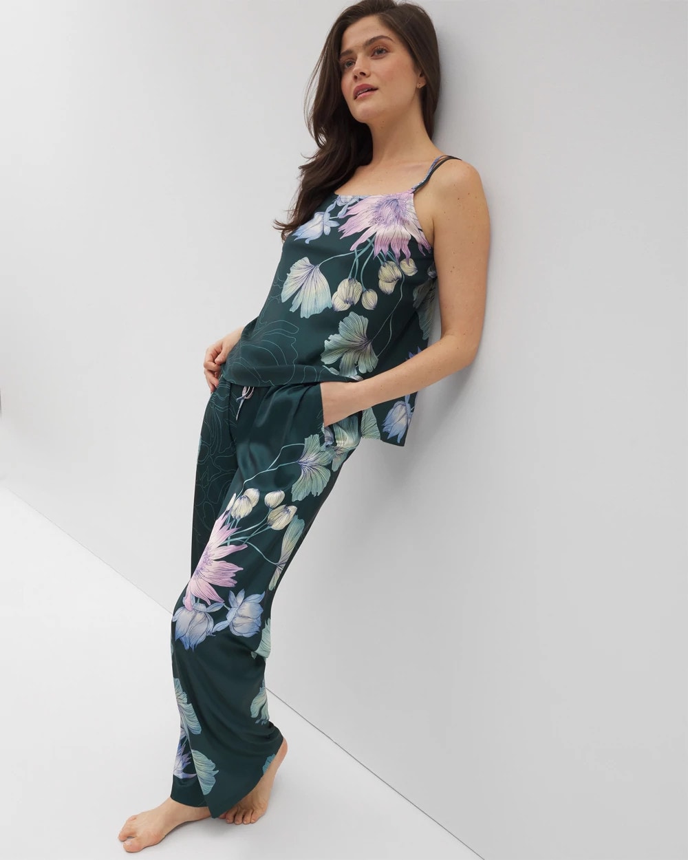 Double Strap Pajama Cami