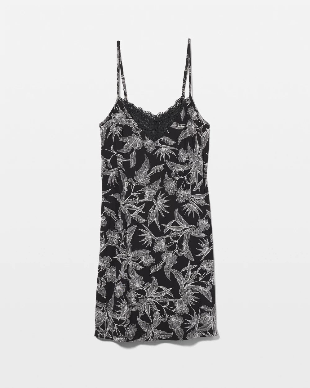 Lace Trim Chemise