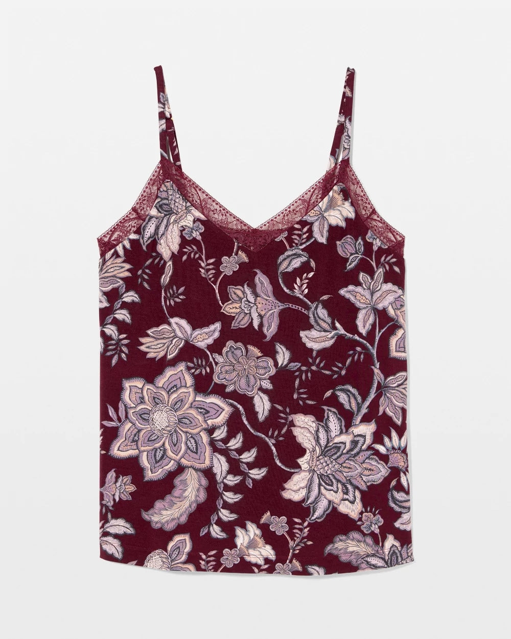 Lace Trim Pajama Cami